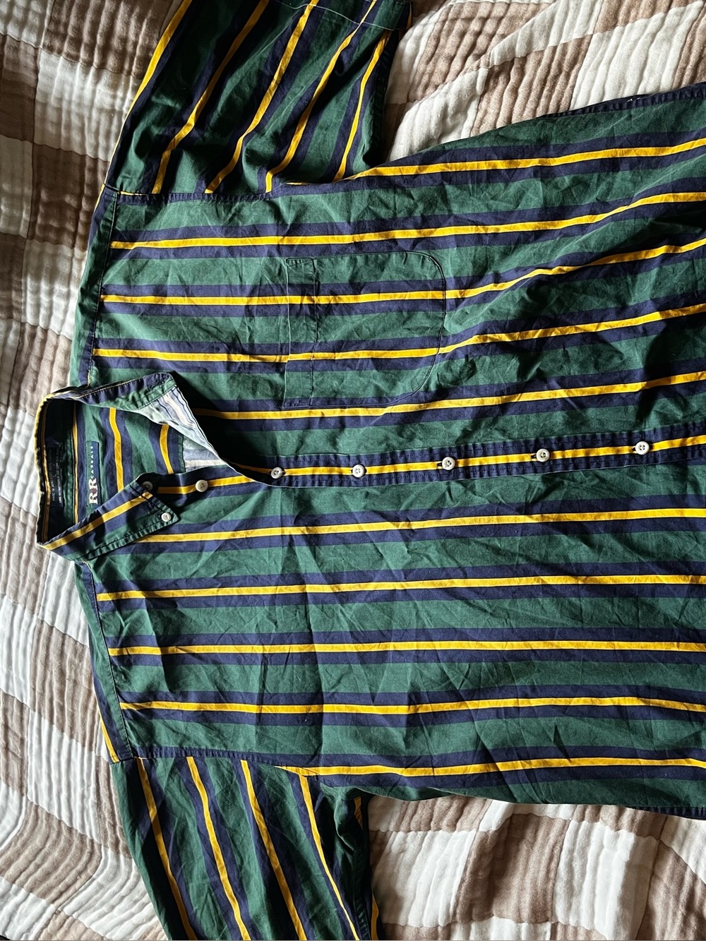 Men's R&R Casuals cotton button up